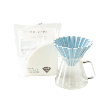 Dripper - Porcelaine - ORIGAMI® - Caron : Torrefacteur français